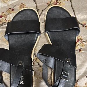 Xappeal Black Sandals with Sleek Design